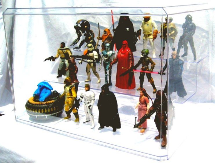 action figure wall