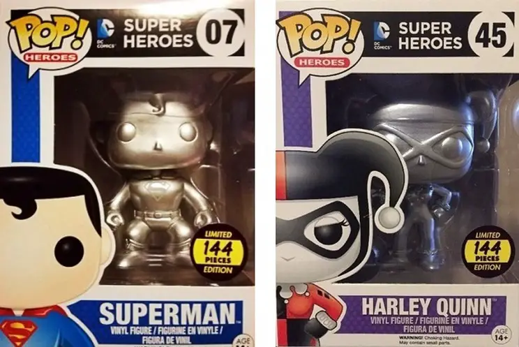 20 Of the most collectable and rarest Funko Pop Vinyls Superman and Harley Quinn