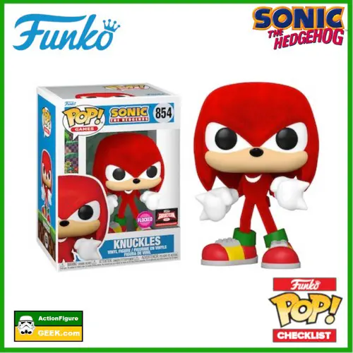 854 Knuckles Flocked - Target Con 2022