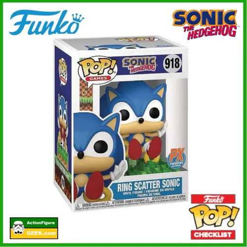 918 Ring Scatter Sonic PX Exclusive Funko Pop!