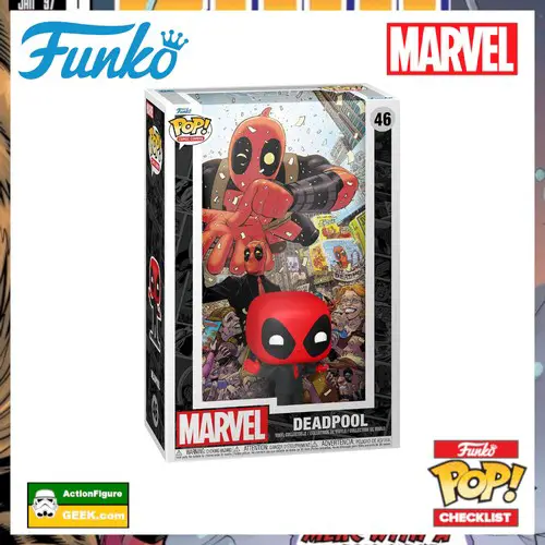 46 Deadpool #1 in Black Suit Comic Cover Funko Pop!