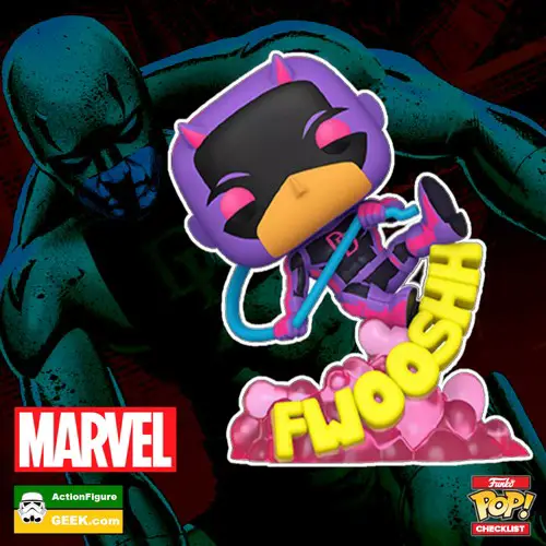 52 Marvel Comic Cover Daredevil 220 Vinyl Figure Target Exclusive BlackLight Funko Pop!