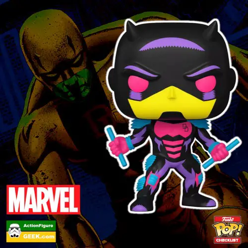 1361 Armored Daredevil Fall From Grace Figure Target Exclusive BlackLight Funko Pop!