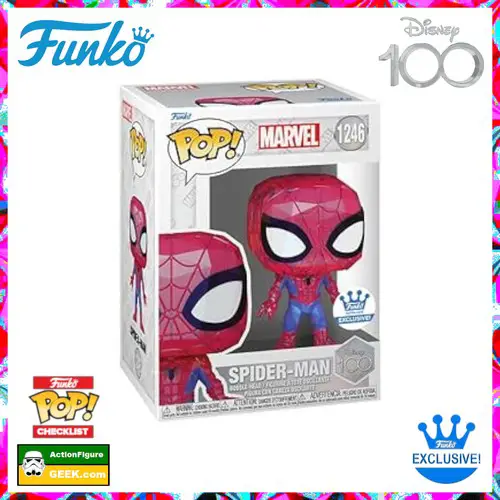 1246 Disney 100 – Spider-Man Facet Funko Pop! Funko Shop Exclusive