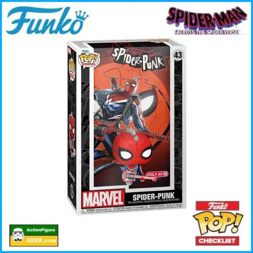 43 Spider-Punk Comic Cover Funko Pop! Target Exclusive and Special Edition