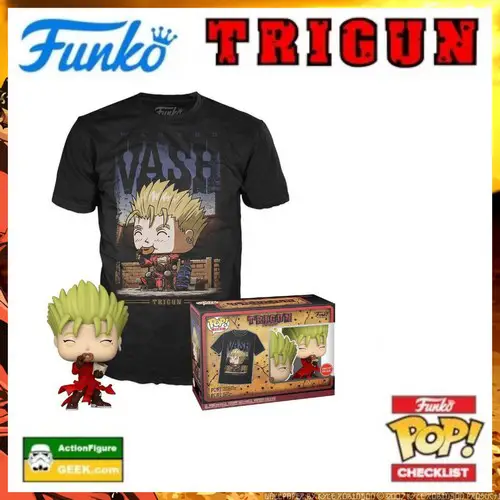 1367 Vash with Donut GameStop Exclusive with T-Shirt