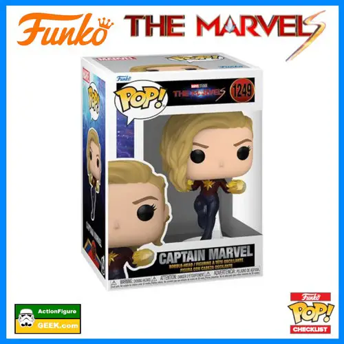 1249 The Marvels - Captain Marvel Funko Pop!