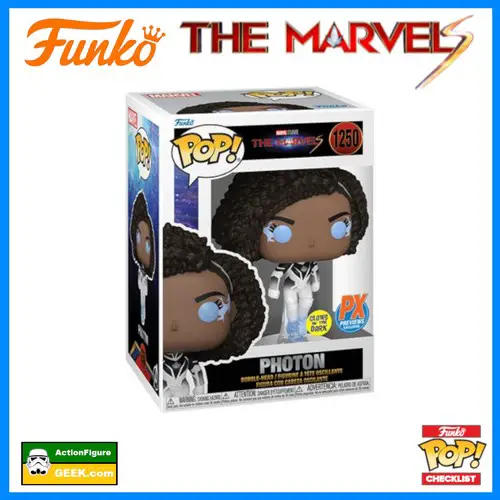 1250 The Marvels - Photon and Photon GITD Funko Pop! PX Previews Exclusive
