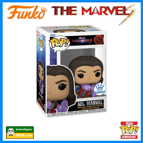 1256 The Marvels - Ms. Marvel - Embiggen Punch Funko Exclusive