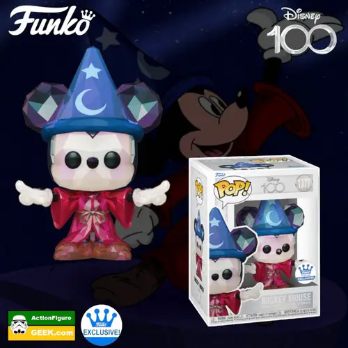 NEW 1377 Disney 100 - Sorcerer’s Apprentice Mickey Mouse Facet Funko Pop!