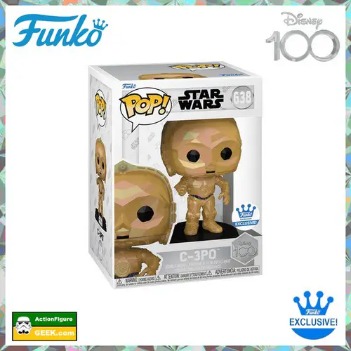 638 Disney 100 - C-3PO Facet Funko Pop! Funko Shop Exclusive