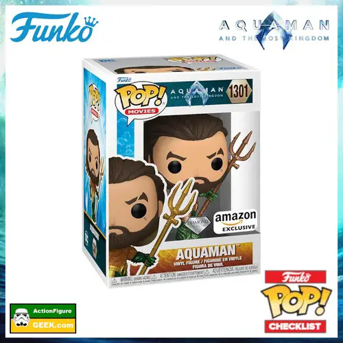 1301 Aquaman and the Lost Kingdom Aquaman (Hero Suit) Diamond Glitter Amazon Exclusive