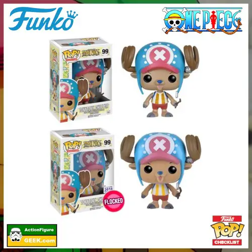 99 Tony Tony Chopper and Flocked Chopper Funimation Exclusive