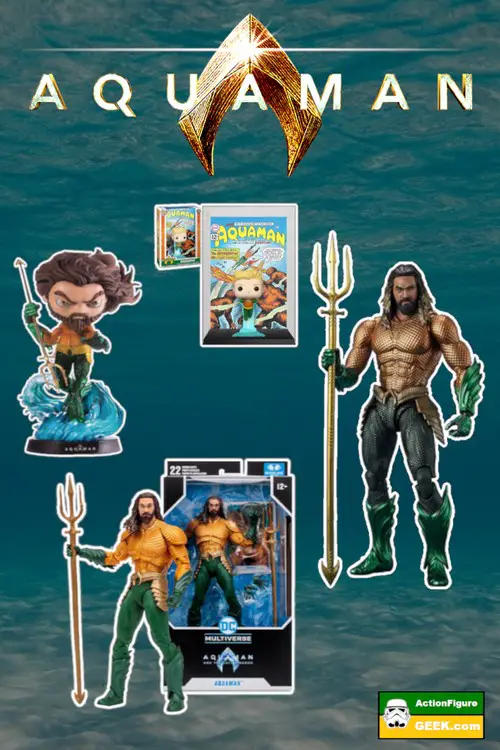 Return to Atlantis with these NEW Aquaman Action Figures