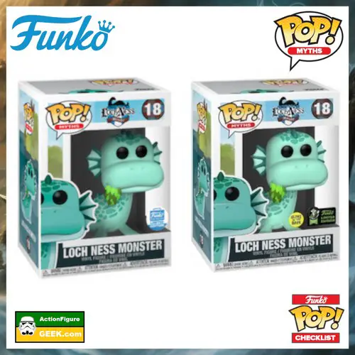 18 Loch Ness Monster - FunkoShop and Loch Ness Monster GITD - 2020 Emerald City Comic Con / Funko HQ Exclusives
