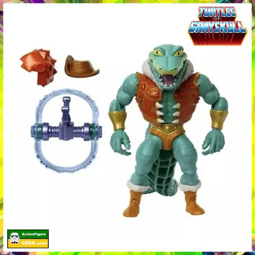 Masters of the Universe Origins Turtles of Grayskull Wave 3 - Leatherhead Action Figure
