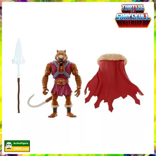 Masters of the Universe Origins Turtles of Grayskull Wave 3 - Splinter Skull Action Figure with the torso and feet for the Metal-Boto BAF 