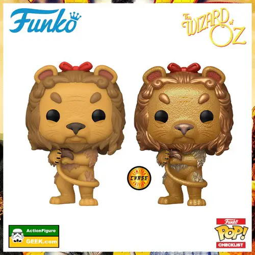1515 Cowardly Lion with Flocked Chase Funko Pop! 