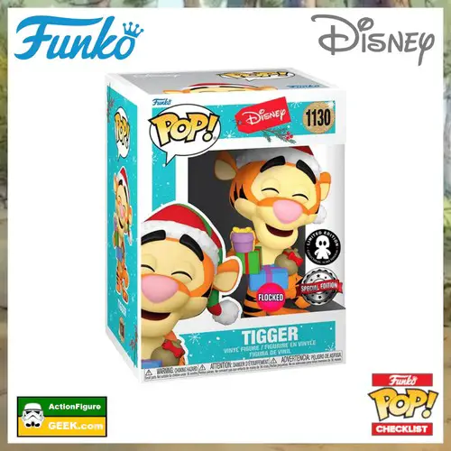 1130 Tigger Holiday Flocked - Amazon Exclusive and Special Edition