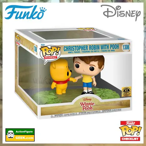 1306 Christopher Robin and Pooh Funko Pop Moment Hot Topic Exclusive and Special Edition