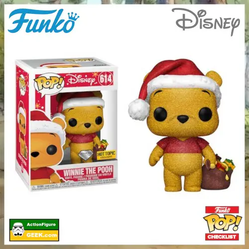 614 Winnie the Pooh Holiday Diamond Collection - Hot Topic