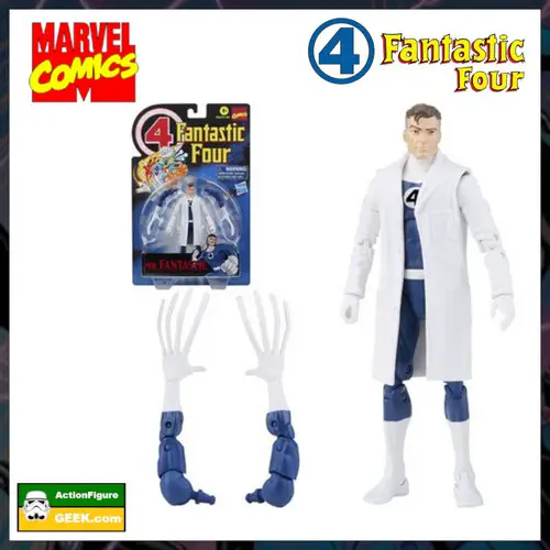 Fantastic Four Retro Marvel Legends Mr. Fantastic Action Figure