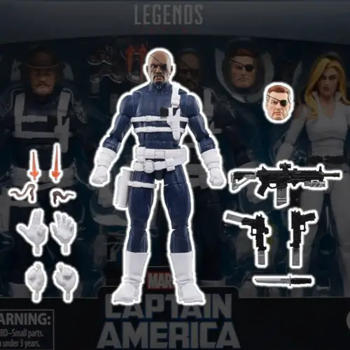 Nick Fury Jr. - Marvel Legends Captain America 3-Pack