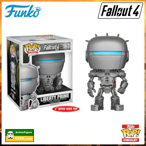 167 Liberty Prime 6” Super Sized Fallout 4 Funko Pop!