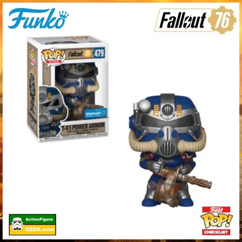 479 T-51 Power Armor Blue - Walmart and Special Edition