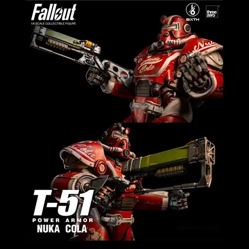 Fallout T-51 Nuka Cola Power Armor 1:6 Scale Action Figure Nuka Nova: T-51 Nuka Cola Power Armor Figure
