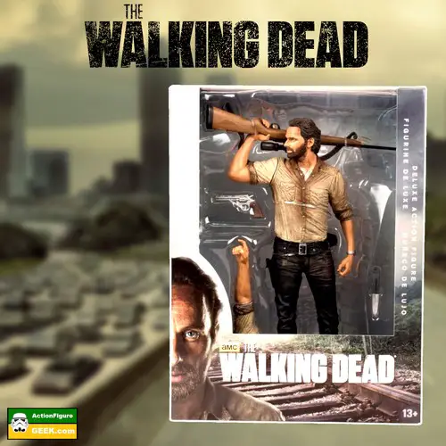 The Walking Dead TV 10-inch Rick Grimes Deluxe Figure McFarlane Toys