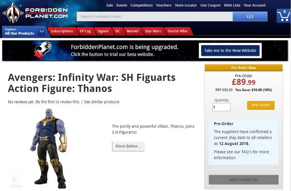 Buying and selling action figures
