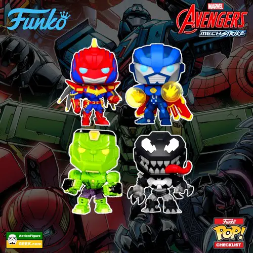 Funko Pop Avengers Mech Strike Figures - Checklist and Gallery