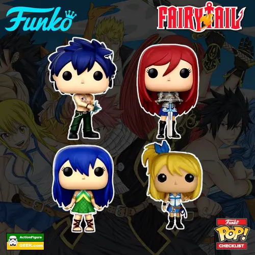 Funko Pop Fairy Tail Checklist and Gallery