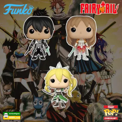 Funko Pop Fairy Tail Checklist and Gallery