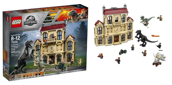 Product Image - LEGO Jurassic World Indoraptor Rampage at Lockwood Estate 75930 LEGO Set (1019 pieces)
