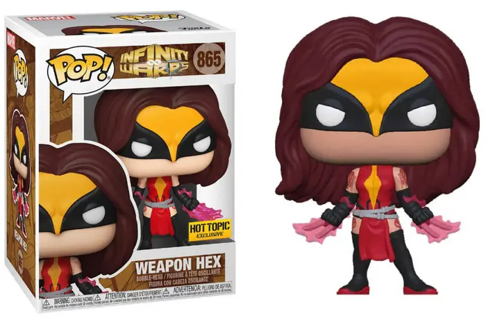 Product Image - Weapon Hex - Hot Topic Exclusive - Funko Pop Marvel Infinity Warps Pop Checklist And Buyers Guide