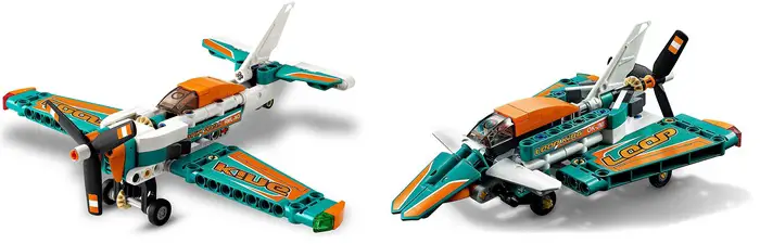 Product image - LEGO Technic Race Plane/Jet Plane 42117 2 in 1 Set