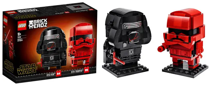 Product image - LEGO Star Wars - BrickHeadz - Kylo Ren and Sith Trooper 75232 2-pack (240 pcs)