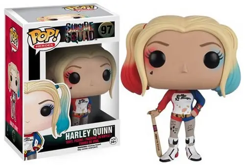 Product image - Harley Quinn 97 Suicide Squad Funko Pop - Funko Pop Suicide Squad Checklist and Buyers Guide