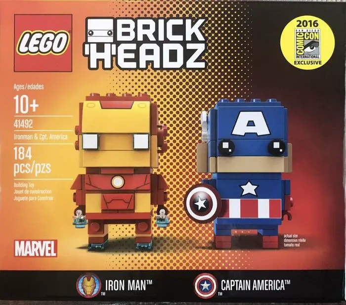 Product Image - Iron Man and Captain America (41492) - The most valuable LEGO BrickHeadz