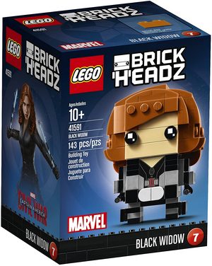 Product image - LEGO BrickHeadz Black Widow 41591 Building Kit