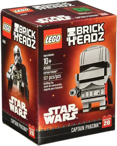 Product image - Star Wars - Captain Phasma (41486) The most valuable LEGO BrickHeadz