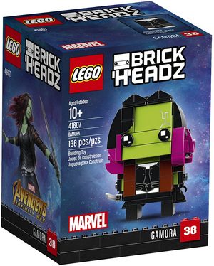 Product image - LEGO BrickHeadz Gamora - Avengers: Infinity War 41607 LEGO Marvel BrickHeadz Buyers Guide