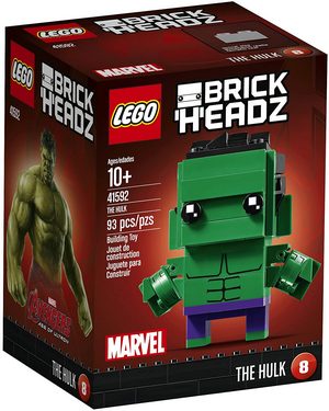 LEGO Marvel BrickHeadz Buyers Guide Product image - LEGO BrickHeadz The Hulk Age of Ultron 41592 (93 pcs)