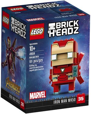 LEGO Marvel BrickHeadz Buyers Guide Product image - LEGO BrickHeadz Iron Man MK50 41604 (101 Piece)