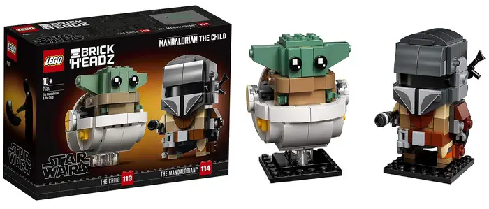 Product Image - LEGO Star Wars - BrickHeadz - The Mandalorian and The Child 75317 2-pack (295 pcs)