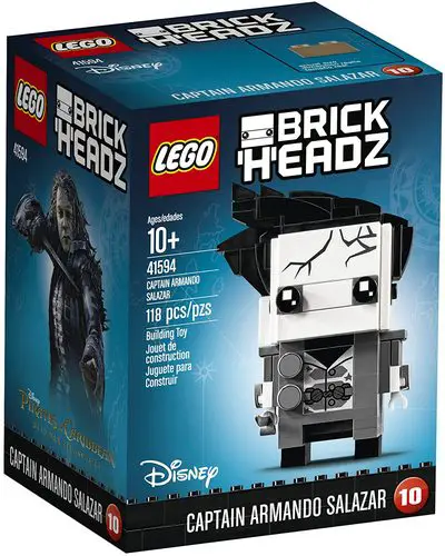 Product image - LEGO BrickHeadz Captain Armando Salazar 41594 Building Kit