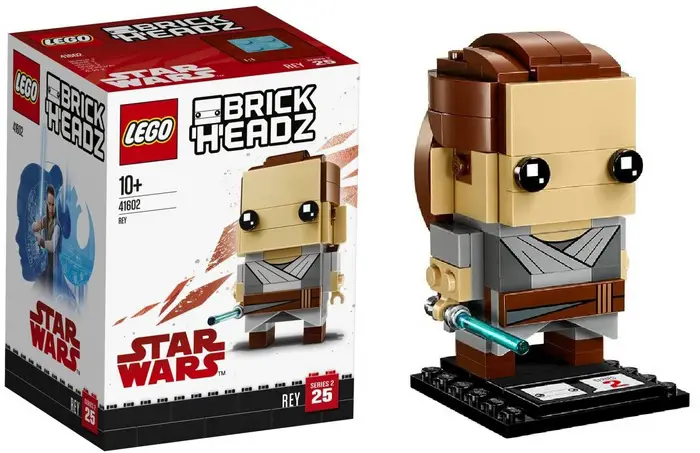 Product image - LEGO Star Wars - BrickHeadz - Rey 41602 (119 Pcs)