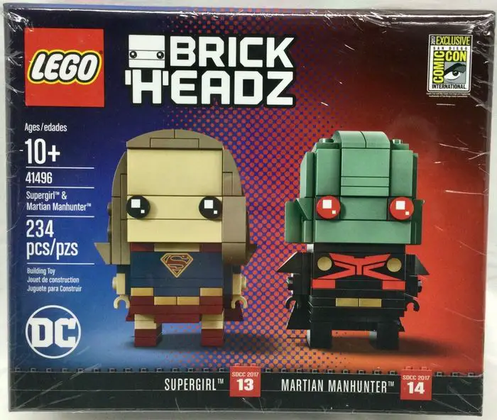 Product image - Supergirl and Martian Manhunter (41496) - The most valuable LEGO BrickHeadz